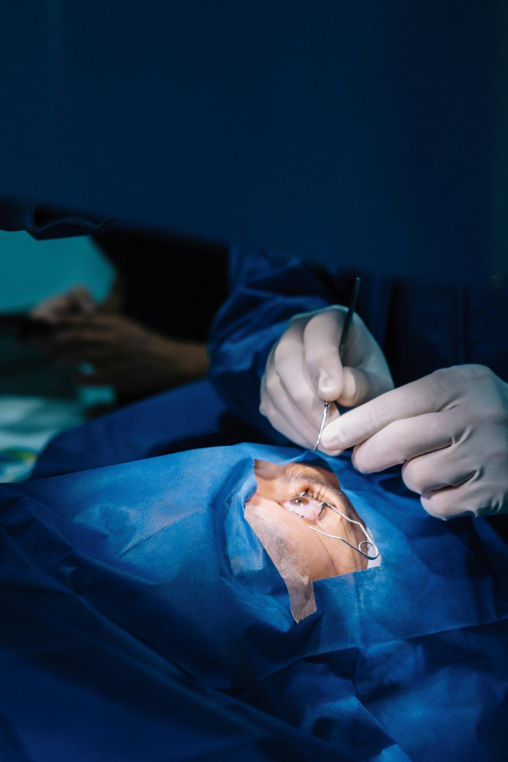 Eye surgery at a Busan partner hospital
